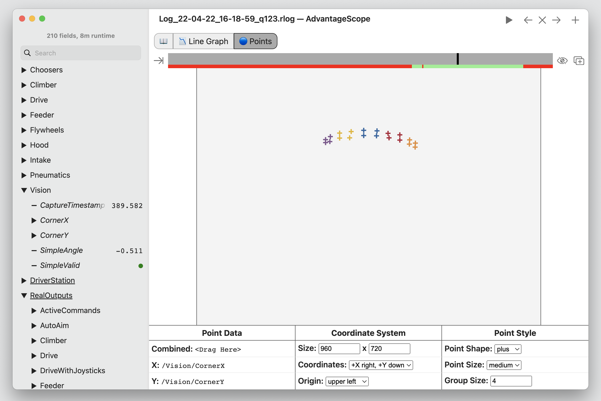 Point tab example